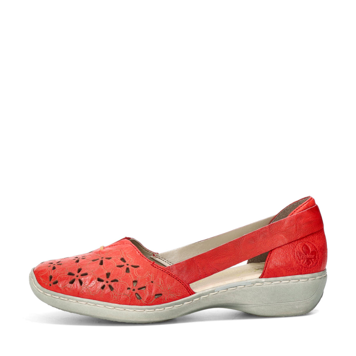 Rieker women's comfortable shoes - red Robel.shoes