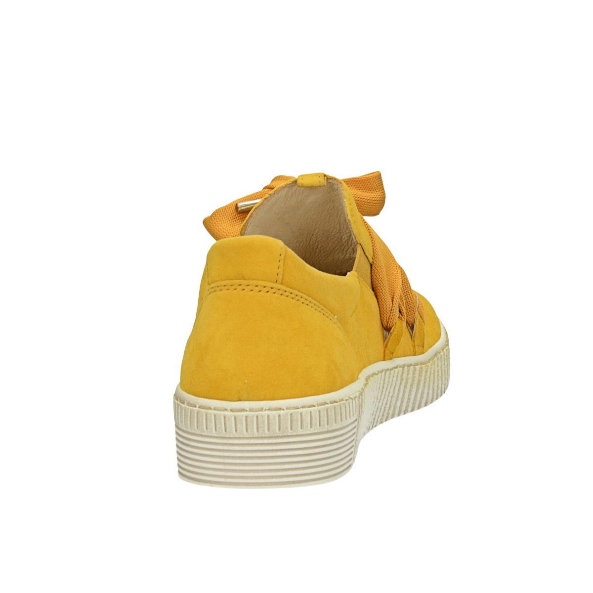 Skulptur bevægelse effekt Gabor women´s suede sneakers - yellow | Robel.shoes