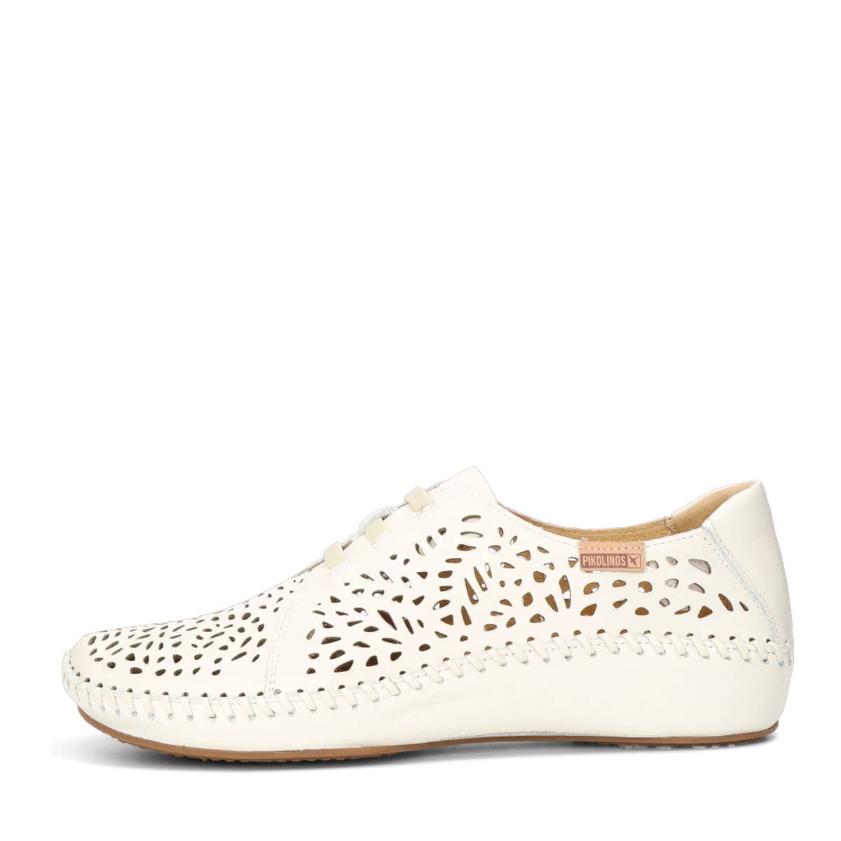 leather low shoes - beige/white | Robel.shoes