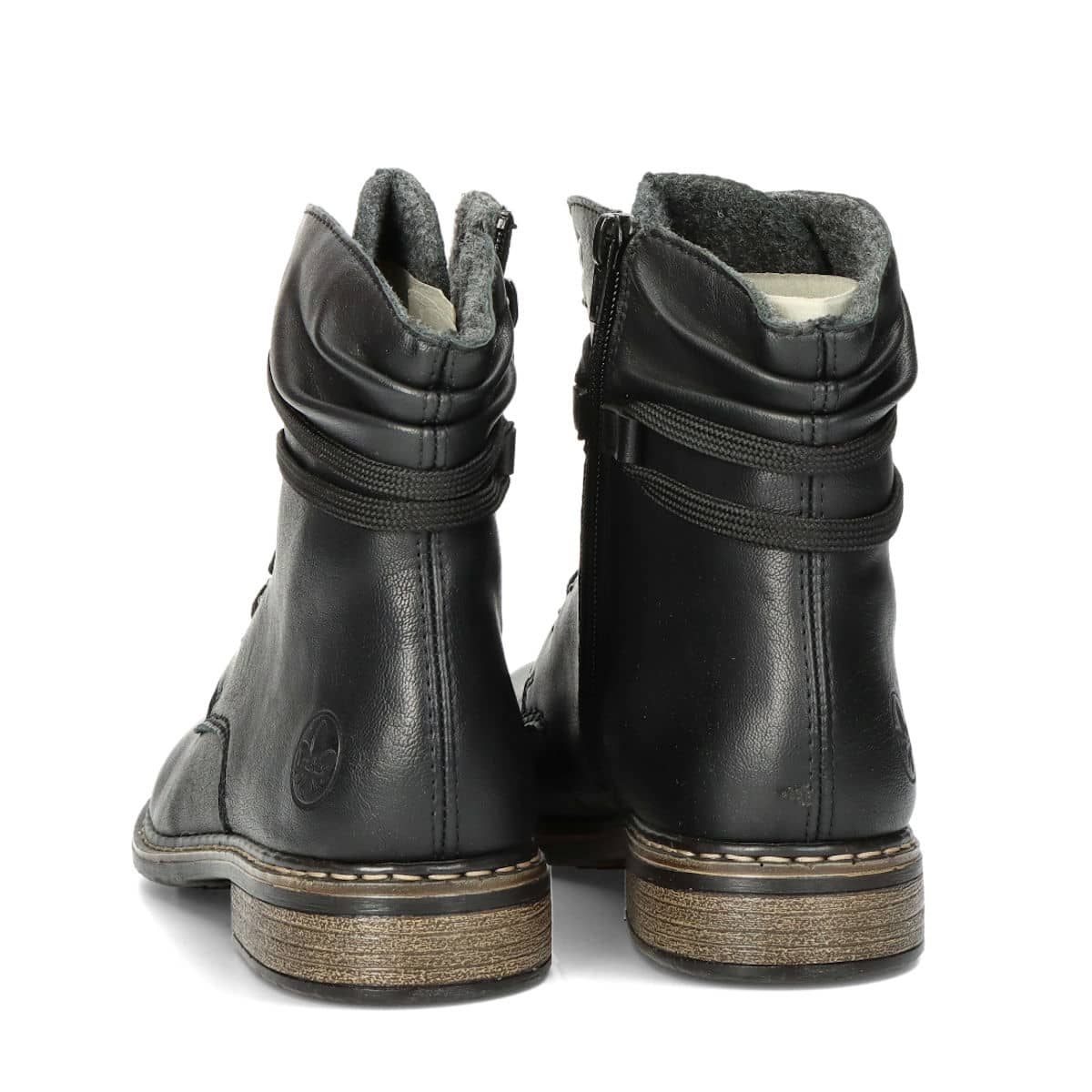 Rieker women´s casual ankle shoes - black | Robel.shoes