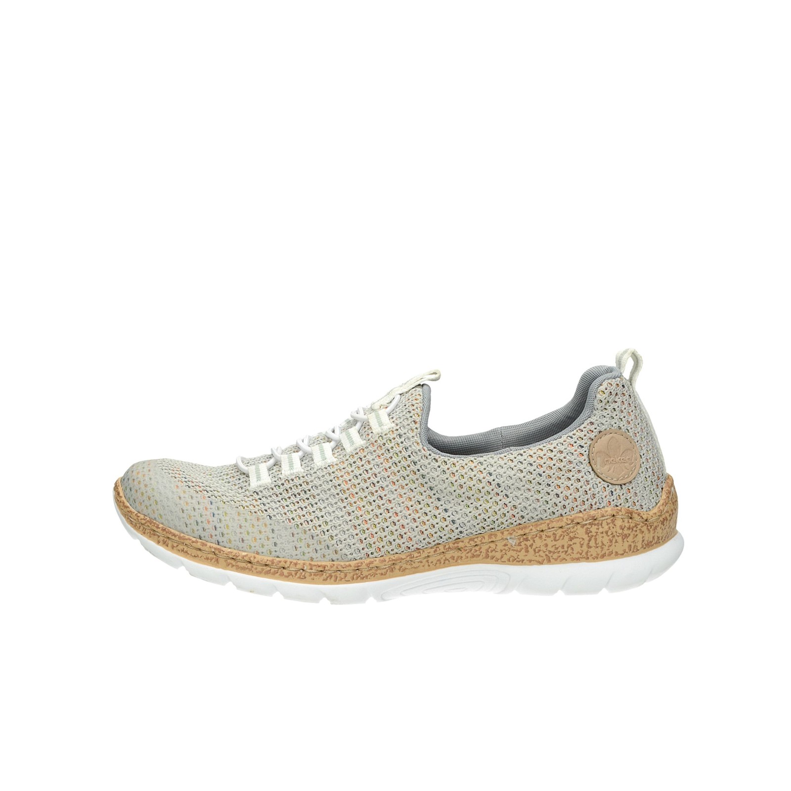 Derde reservering Poort Rieker women´s comfortable sneakers - beige | Robel.shoes