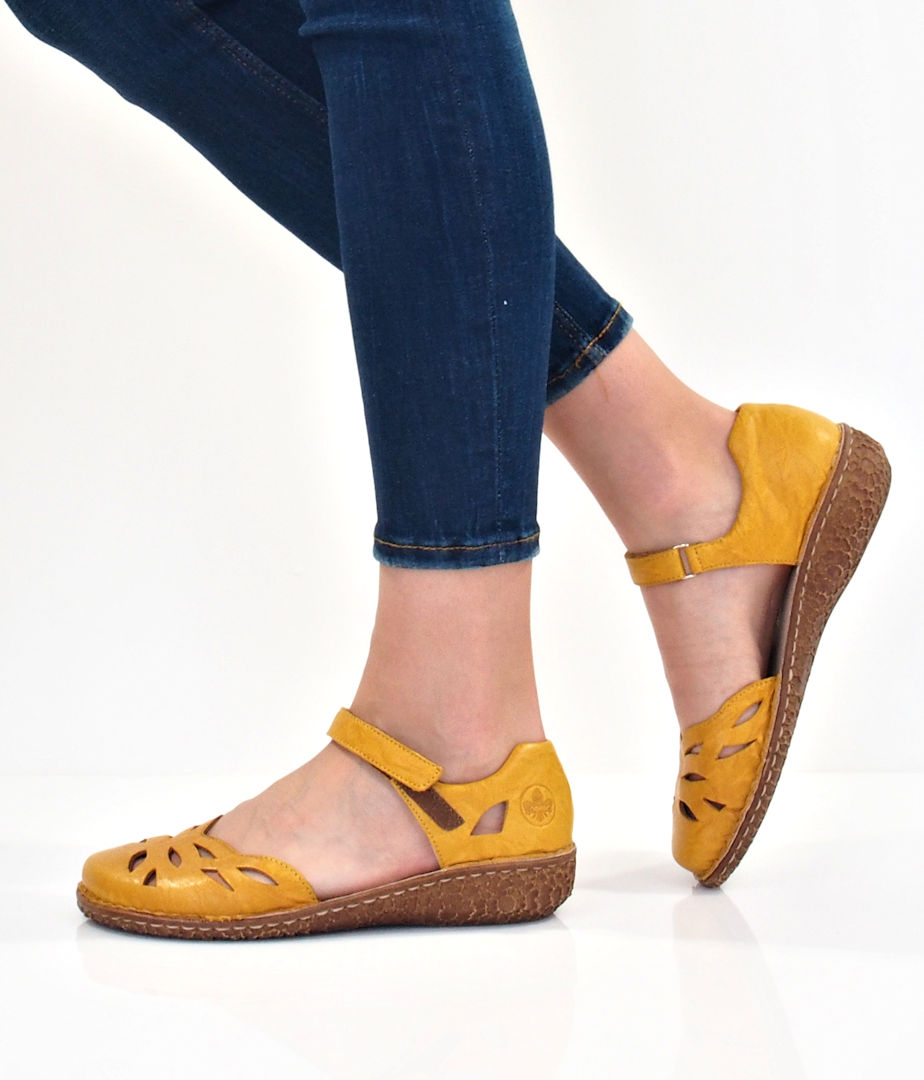 Rieker women´s sandals yellow |