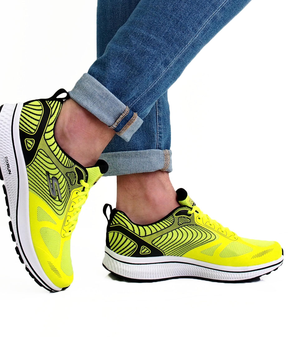 Skechers men´s comfortable sneaker - yellow Robel.shoes