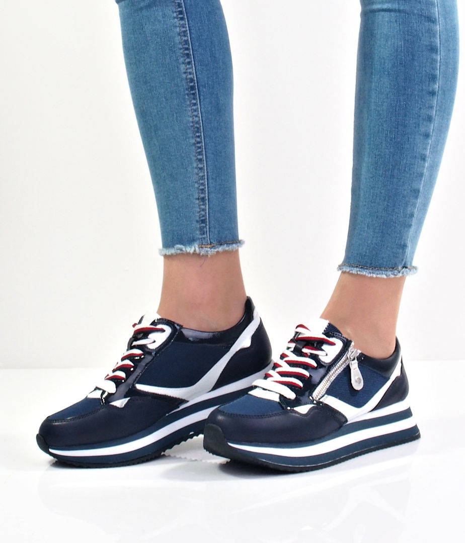 Udtale Forholdsvis Betydning Tamaris women´s stylish sneakers - dark blue | Robel.shoes