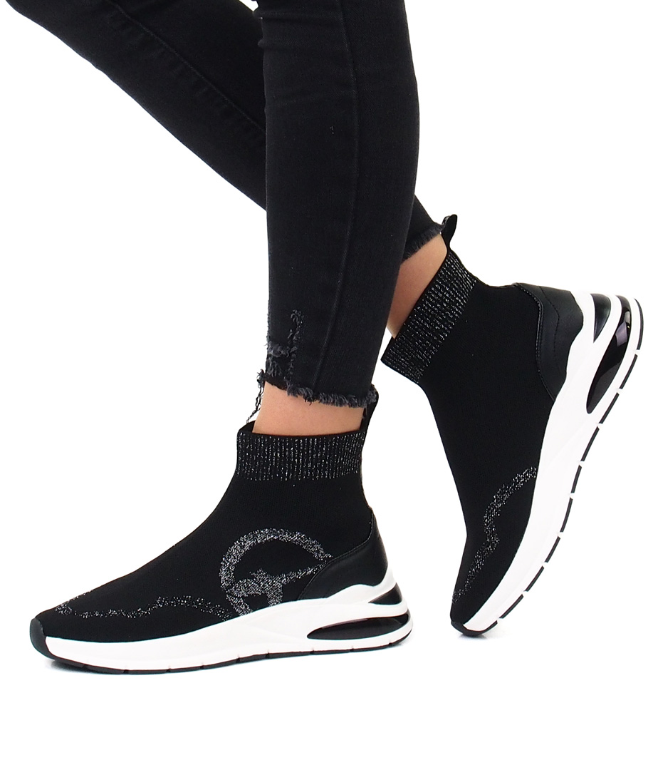 Tamaris ankle sneaker - black | Robel.shoes