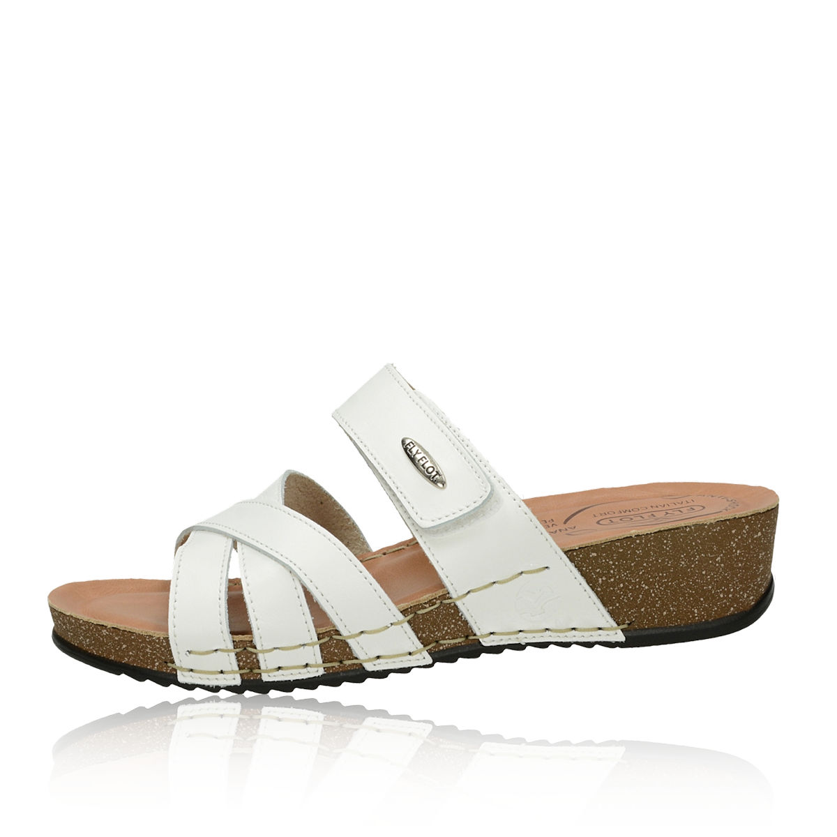 Light Grey Velcro Back Strap Women Sandals With Anti-Shock Cushioned L – Fly  Flot Malaysia