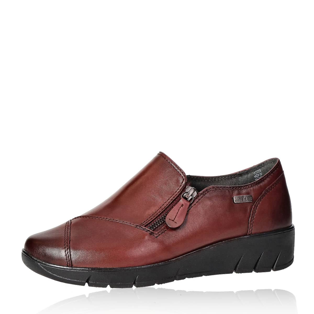 Jana women´s casual low shoes - burgundy Robel.shoes