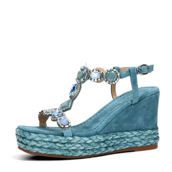 Alma en Pena women's elegant sandals - blue