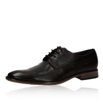 Bugatti men´s fashionable formal shoes - dark brown