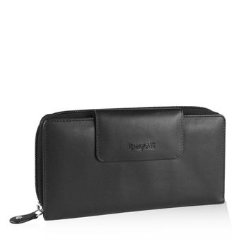 Bugatti women´s stylish leather wallet - black