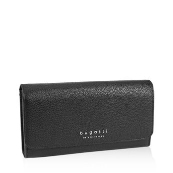 Bugatti women´s practical leather wallet - black