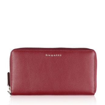 Bugatti women´s classic leather wallet - red