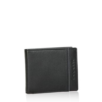 Bugatti men's classic leather wallet - black