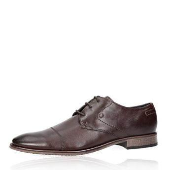 Bugatti men's leather formal shoes - brown