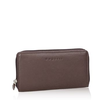 Bugatti women's classic wallet - dark brown