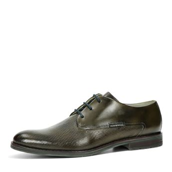 Bugatti men's leather formal shoes - green