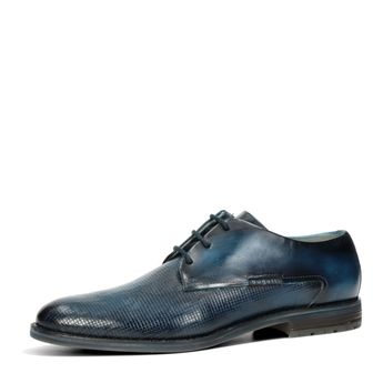 Bugatti men's leather formal shoes - blue