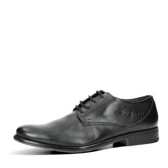 Bugatti men's leather formal shoes - black
