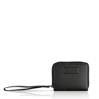 Bugatti women's leather practical wallet - black