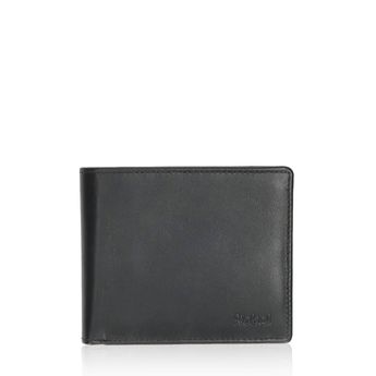 Robel men's classic leather wallet - black