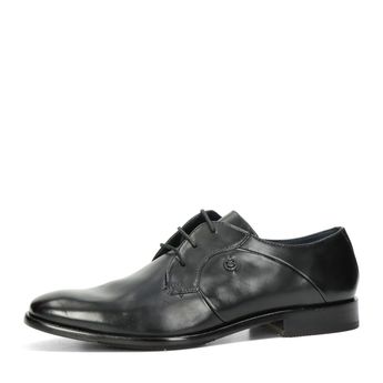 Bugatti men's leather formal shoes - black