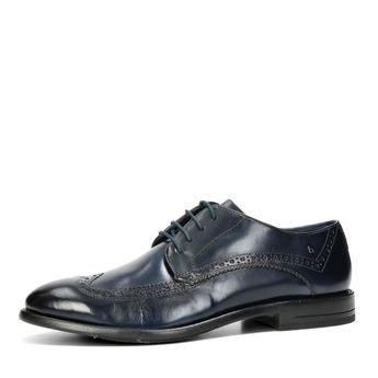 Bugatti men's quality formal shoes leather sole - dark blue
