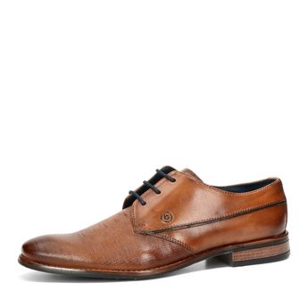 Bugatti men's leather formal shoes - brown