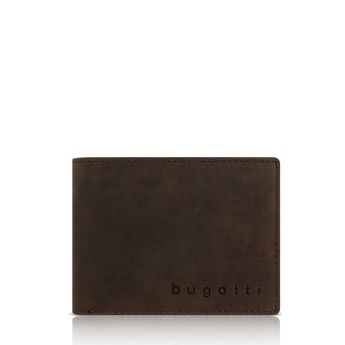 Bugatti men's leather wallet - brown