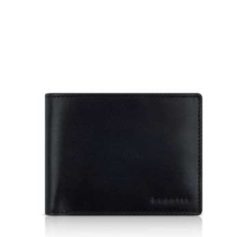 Bugatti men's leather wallet - black