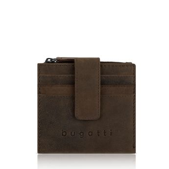Bugatti men's leather wallet - brown