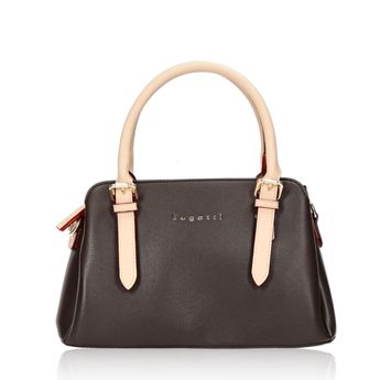 Bugatti women´s handbag on the strap - dark brown