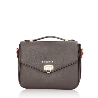 Bugatti women´s stylish handbag - dark brown