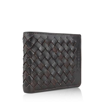 Bugatti men´s elegant leather wallet - dark brown
