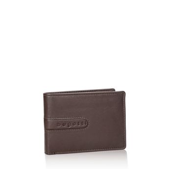 Bugatti men's classic wallet - dark brown