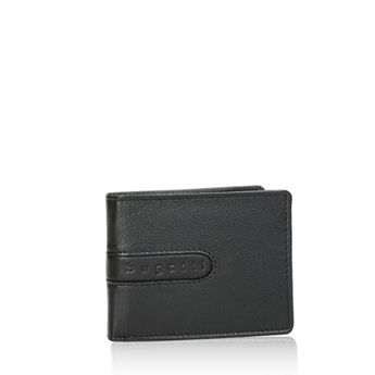 Bugatti men's classic practical wallet - black
