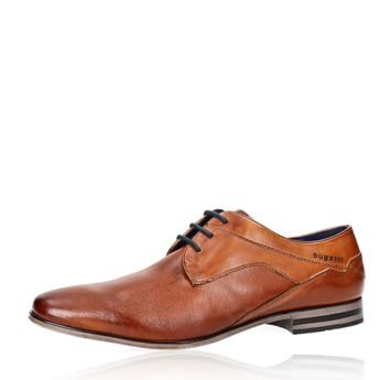 Bugatti men´s leather formal shoes - cognac brown