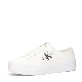 Calvin Klein women's stylish sneaker on a thick sole - white