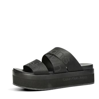 Calvin Klein women's fashion slippers - black