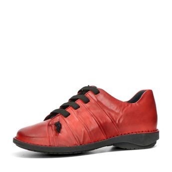 Creator women´s leather comfy low shoes - red