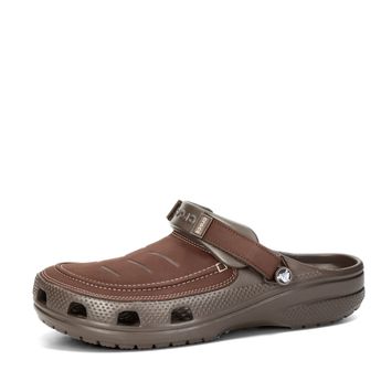 Crocs men's comfortable pool shoes - brown