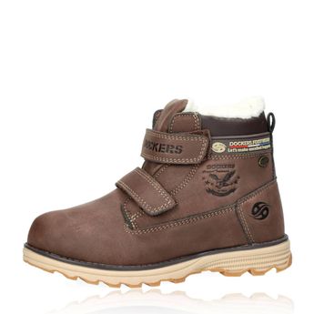 Dockers children's warm ankle boots - brown
