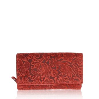 Mercucio women's stylish wallet - red