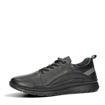 Marcomen men's leather sneaker - black