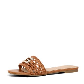 Guess women's stylish slippers - cognac brown