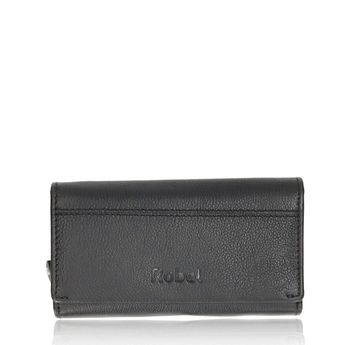 Robel women's leather wallet - black