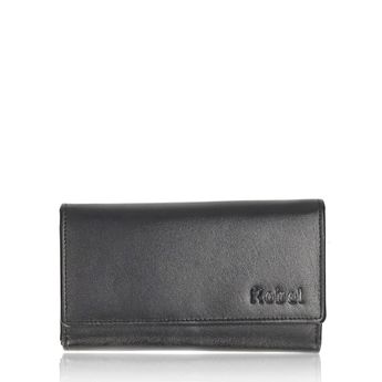 Robel women's leather wallet - black