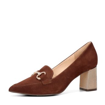 ETIMEĒ women's elegant low shoes - brown