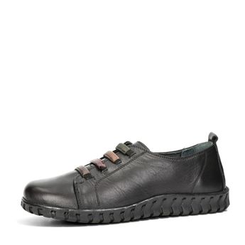 Robel women's leather low shoes - black