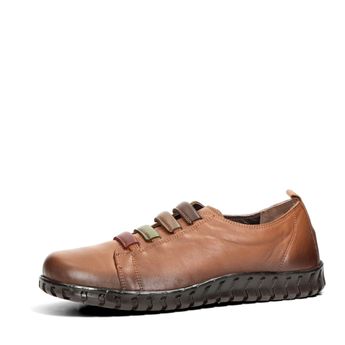 Robel women's leather low shoes - brown