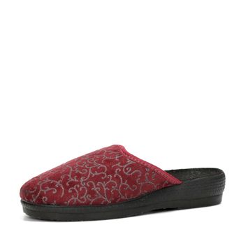 Robel women's comfortable slippers - burgundy